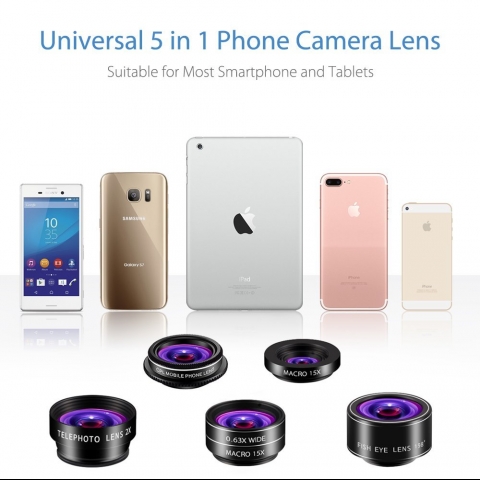 ZPTONE 5i 1 Arada Telefon Kamera Lensi