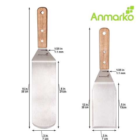 Anmarko PASLANMAZ ELK SPATULA SET