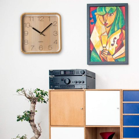 THREE O'CLOCK Okul, Ofis ve Ev ��in Pille �al��an Duvar Saati