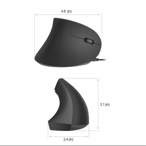 Autley Kablolu Vertical Ergonomik Mouse