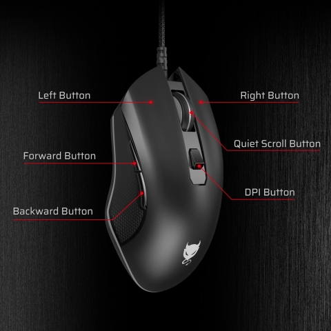 Redimp Kablolu Oyun Ergonomik Mouse