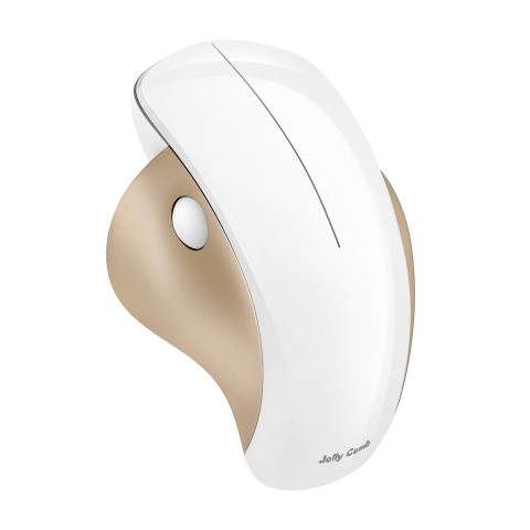 Jelly Comb Beyaz/Gold Wireless Ergonomik Vertical Mouse