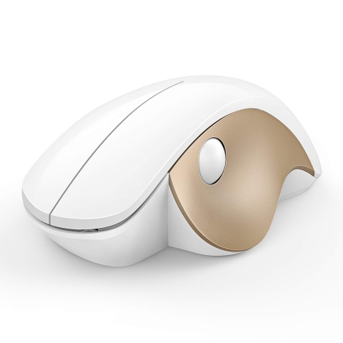 Jelly Comb Beyaz/Gold Wireless Ergonomik Vertical Mouse