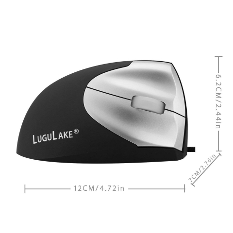 LuguLake Kablolu Vertical Ergonomik Mouse