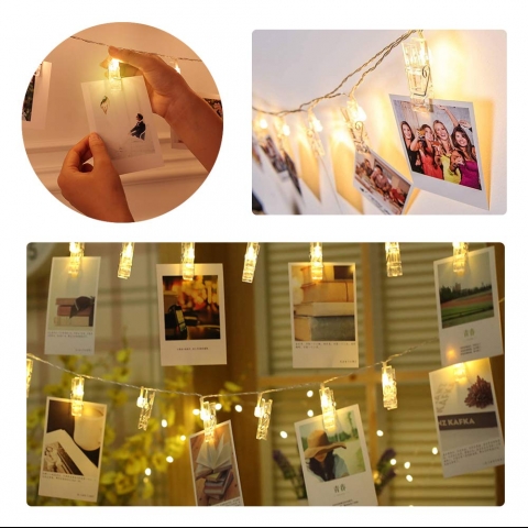 Young Tag 20 LED Ikl Fotoraf Mandallar (3M)