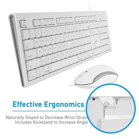 Macally Ergonomik Wireless Mouse ve Klavye