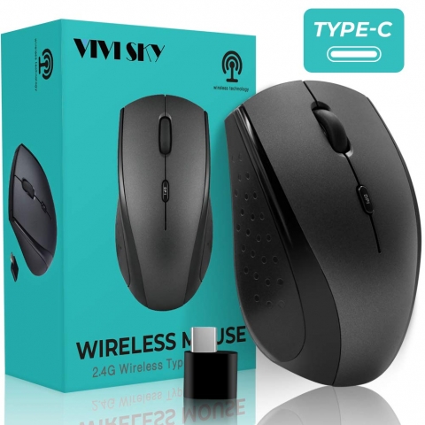 VIVI SKY Type C Wireless Ergonomik Mouse
