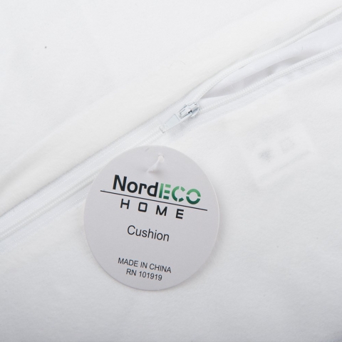 NordECO HOME Yumuak Beyaz Pelu Yastk Klf (2 Adet)