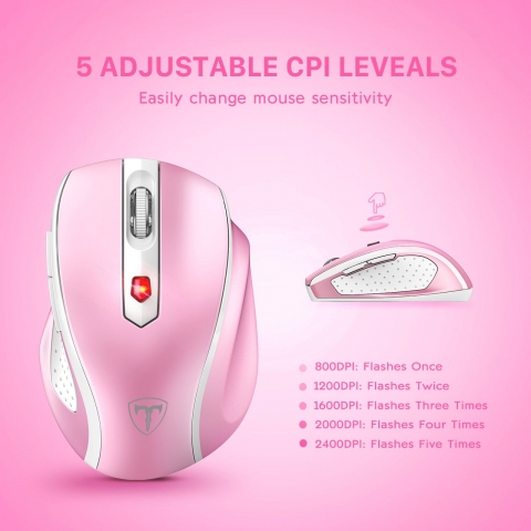 VicTsing MM057 2.4G Wireless Portable Mobile Mouse Optik Mouse