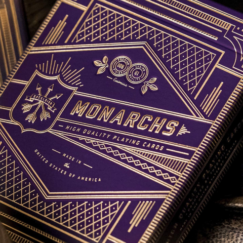 Monarch Oyun Kartlar�-Purple