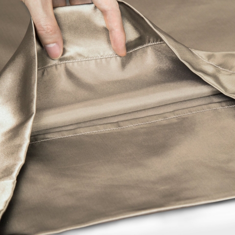 Bedsure Saten Bronz Yastk Klf (2 Adet)