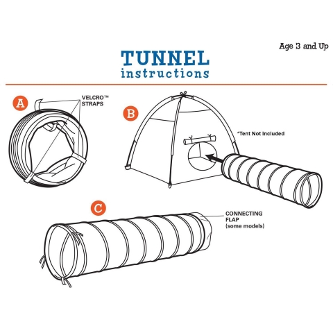 Pacific Play Tents Renkli ocuk Oyun Tneli