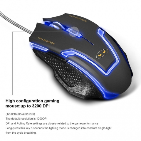 Magece Newest G1 Ergonomik Kablolu Gaming Mouse