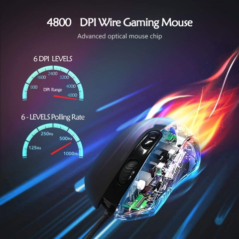 Replitel Kablolu Ergonomik Gaming Mouse