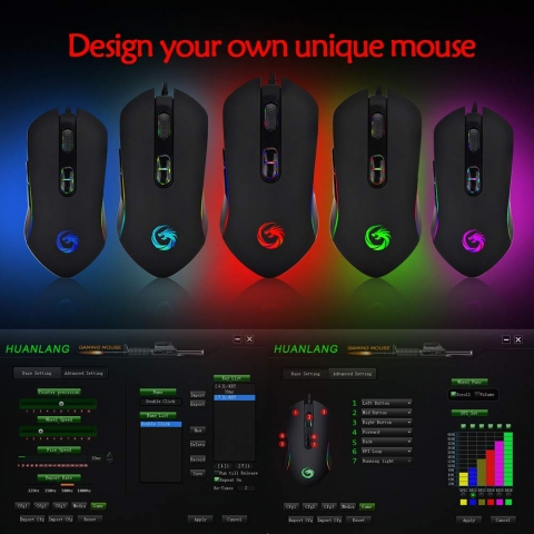 Replitel Kablolu Ergonomik Gaming Mouse