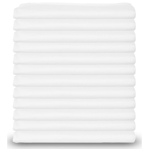 White classic Beyaz Yastk Klf (12 Adet)