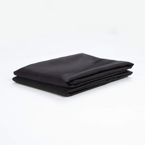 NTBAY �peksi Saten Yast�k K�l�f� (2 Adet) (Siyah)