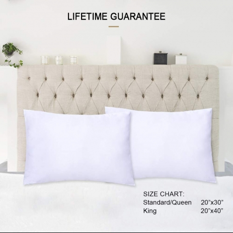 Bambu Yastk Klf (2 Adet) (Beyaz)