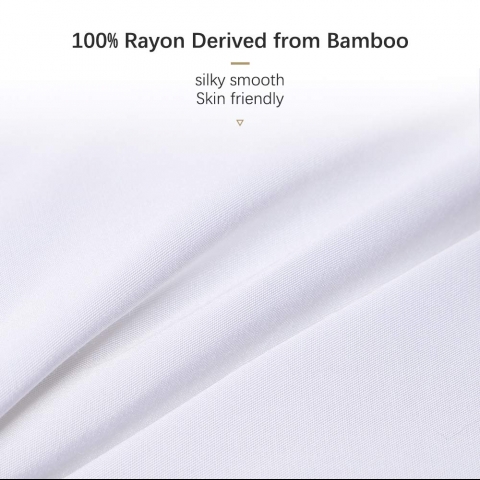 Bambu Yastk Klf (2 Adet) (Beyaz)