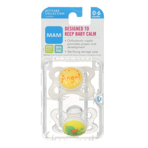 MAM K�z Bebek Emzi�i (0-6 Ay) (2Adet)