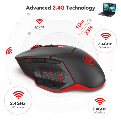 Redargon M690-1 Wireless Gaming Mouse