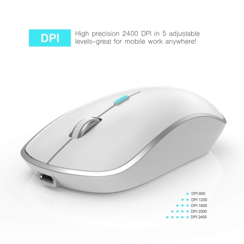 J JOYACCESS Beyaz Ergonomik Wireless Klavye ve Mouse