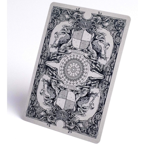 Medieval Temal� �zel Tasar�m Oyun Kartlar�-Black