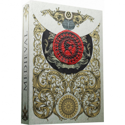 Medieval Temal� �zel Tasar�m Oyun Kartlar�-Gold