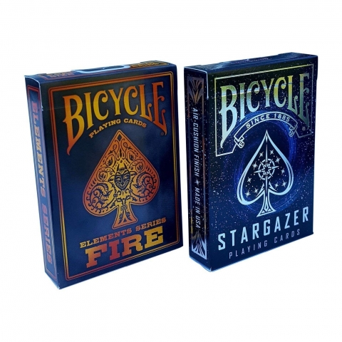 Bicycle Stargazer And Fire Elements Serisi Oyun Kartlar (2 Adet)