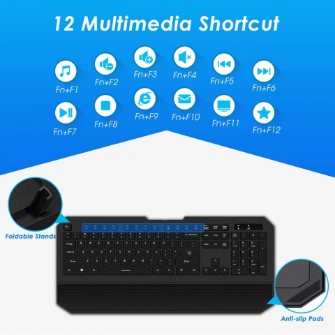 Yantop Wireless Klavye ve Mouse Set