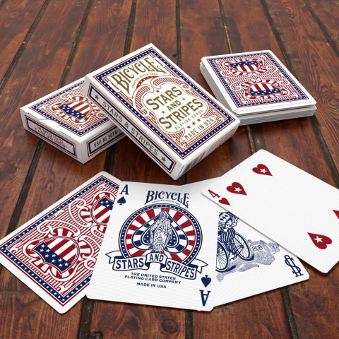Bicycle American Flag Poker Boy Oyun Kartlar�-Stars and Stripes