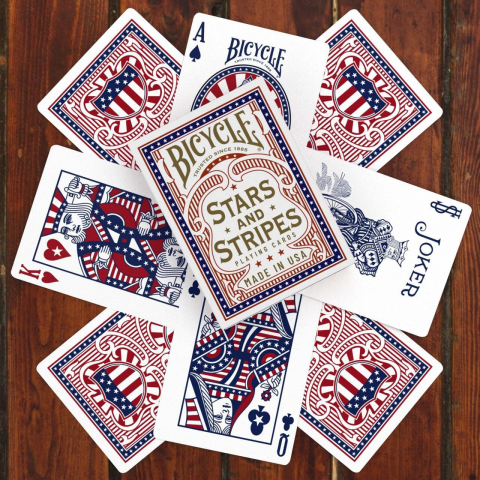 Bicycle American Flag Poker Boy Oyun Kartlar�-Stars and Stripes