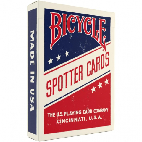 Bicycle American Flag Poker Boy Oyun Kartlar�-WWII Spotter (Blue)
