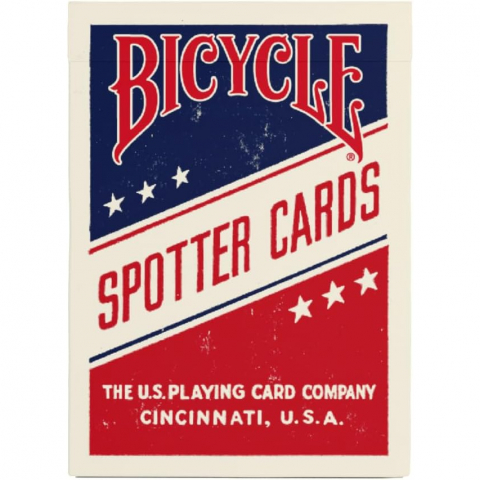 Bicycle American Flag Poker Boy Oyun Kartlar�-WWII Spotter (Blue)