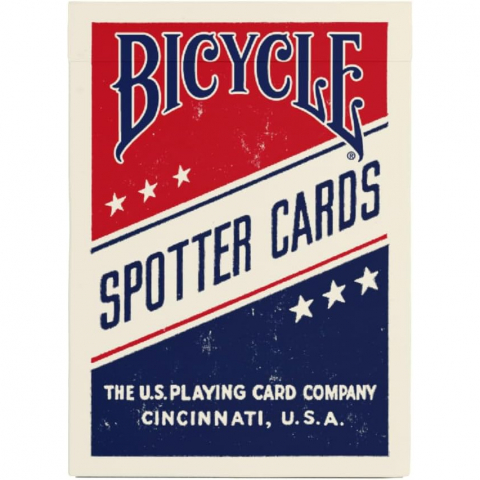 Bicycle American Flag Poker Boy Oyun Kartlar�-WWII Spotter (Red)