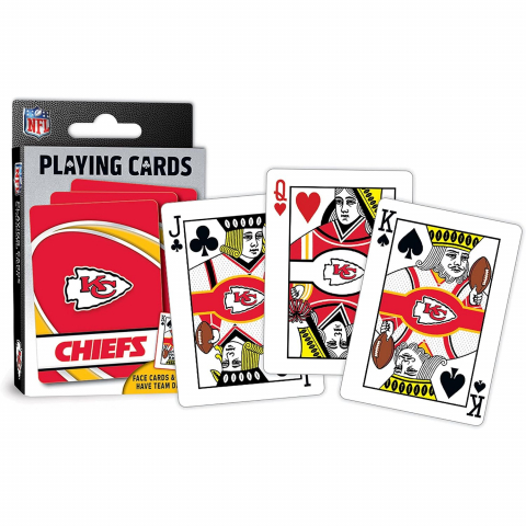MasterPieces NFL Lisansl� Oyun Kartlar�-Kansas City Chiefs