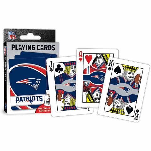 MasterPieces NFL Lisansl� Oyun Kartlar�-New England Patriots
