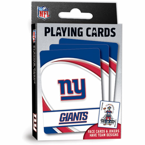 MasterPieces NFL Lisansl� Oyun Kartlar�-New York Giants