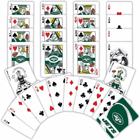 MasterPieces NFL Lisansl� Oyun Kartlar�-New York Jets
