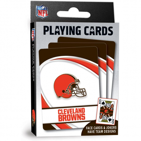 MasterPieces NFL Lisansl� Oyun Kartlar�-Cleveland Browns