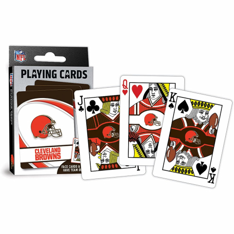 MasterPieces NFL Lisansl� Oyun Kartlar�-Cleveland Browns