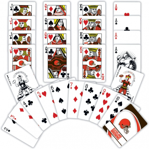 MasterPieces NFL Lisansl� Oyun Kartlar�-Cleveland Browns
