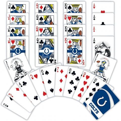 MasterPieces NFL Lisansl� Oyun Kartlar�-Indianapolis Colts