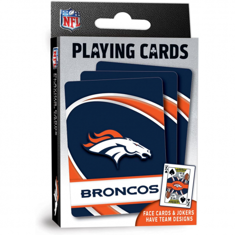 MasterPieces NFL Lisansl� Oyun Kartlar�-Denver Broncos