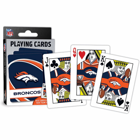 MasterPieces NFL Lisansl� Oyun Kartlar�-Denver Broncos