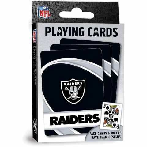 MasterPieces NFL Lisansl� Oyun Kartlar�-Las Vegas Raiders
