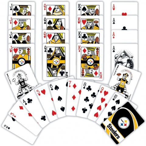 MasterPieces NFL Lisansl� Oyun Kartlar�-Pittsburgh Steelers