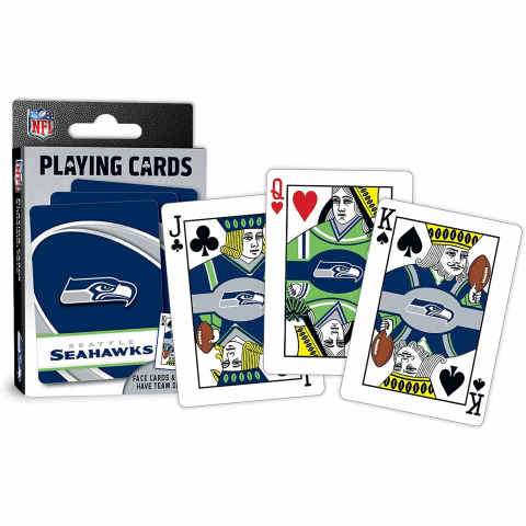 MasterPieces NFL Lisansl� Oyun Kartlar�-Seattle Seahawks