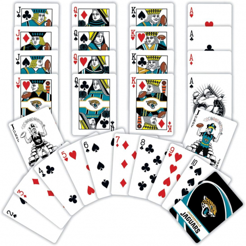 MasterPieces NFL Lisansl� Oyun Kartlar�-Jacksonville Jaguars