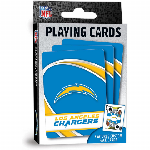 MasterPieces NFL Lisansl� Oyun Kartlar�-Los Angeles Chargers